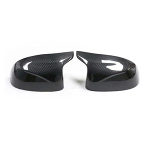 Real Carbon Fiber Add-on Side Mirror Cover Fit For BMW X3M X4M X5M X6M 2019-2022 - Picture 1 of 7