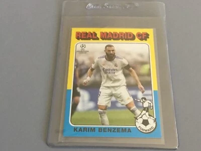 2021-22 Topps UEFA 1975-76 Inserto #75-01 KARIM BENZEMA Real Madrid C.F. Foto 1 de 2