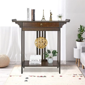 Chinese Style Console Table Side Table For Hallway Entryway Foyer Living Room - Picture 1 of 13