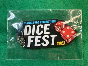 FFP - LLAVERO PROMOCIONAL FLY FROG PRODUCTIONS DICEFEST 2023 - Imagen 1 de 1