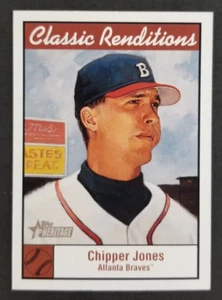 Tarjeta de béisbol Chipper Jones 2001 Topps Heritage #5 (nm) - Imagen 1 de 2