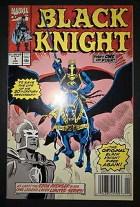 Marvel Black Knight #1 (1990) Vol.2 Beautiful Newstand Copy. - Picture 1 of 9