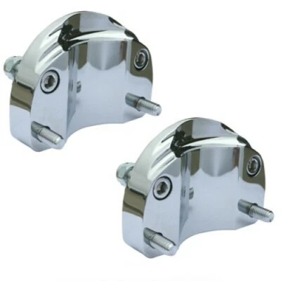 Adaptador guardabarros delantero cromado Fat Baggers FBI18M para 18" Foto 1 de 4