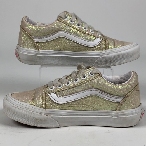 Scarpe da skate basse Vans da bambino taglia 13 5 US G Sparkle