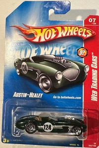 2008 HOT WHEELS,AUSTIN HEALEY, 07/24 WEB TRADING CARS 83/196 GREEN - Picture 1 of 5