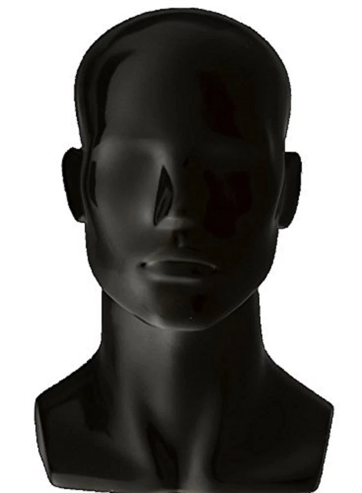 ONLYHANGERS Only Hangers Male Gloss Black Mannequin Head