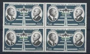 Correo aéreo de Francia 1970 sin montar como nuevo, sin montar sin montar nunca montado bloque de 4 - Imagen 1 de 1