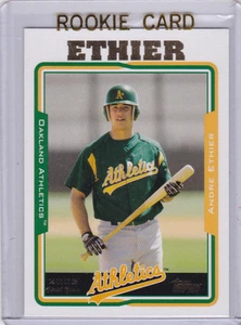 ANDRE ETHIER Topps 2004 ROOKIE CARD A's RC Baseball LOS ANGELES DODGERS - Picture 1 of 2