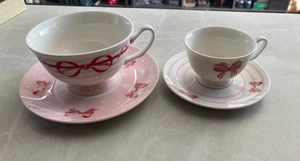 Té Harvest Green Studio para dos tazas de té y platillos de arco - Imagen 1 de 4