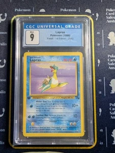 1999 Pokémon Fossil Lapras 1st Edition CGC 9 Graded Vintage Card #25 TCG - Picture 1 of 2
