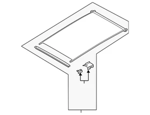 Genuine Volkswagen Sunshade 3G9-877-307-D-SZ5 - Picture 1 of 2