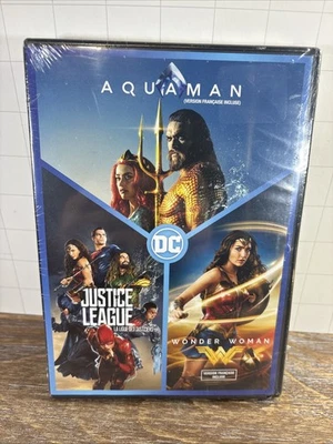 Aquaman/Justice League/Wonder Woman (DVD, 2018, Widescreen) Free Shipping! - Image 1 of 4