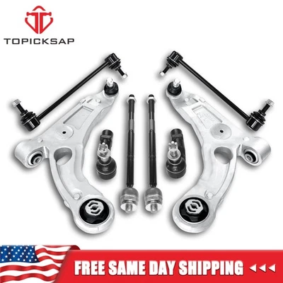 Brazos de control inferiores delanteros con rótulas barras estabilizadoras extremos de varilla de amarre para Chrysler 200 Foto 1 de 4