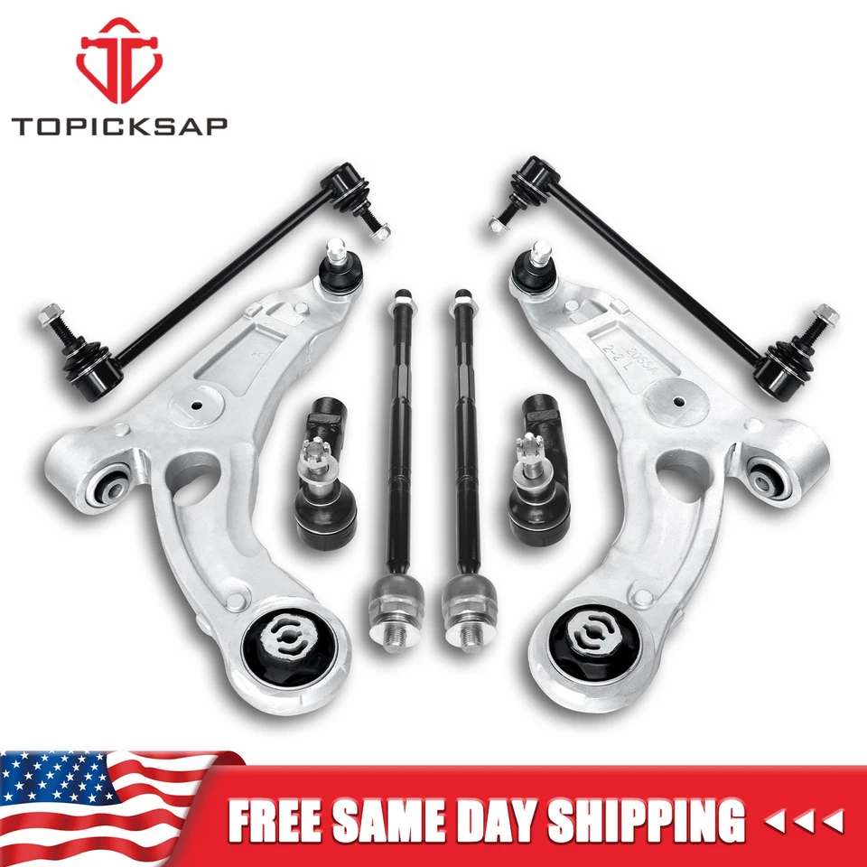 Brazos de control inferiores delanteros con rótulas barras estabilizadoras extremos de varilla de amarre para Chrysler 200 Foto 1 de 4