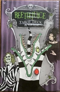 New BEETLEJUICE TAROT DECK & GUIDE Complete 78 Card Set Based On Tim Burton Film - Picture 1 of 6