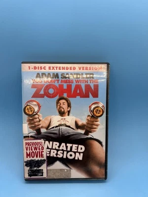 You Don't Mess With The Zohan DVD Adam Sandler Unrated Extended Comedy Movie - Image 1 of 3