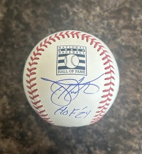 Todd Helton Signed Autographed Hall of Fame Logo Baseball “HOF 24” Insc PSA/DNA - Picture 1 of 3