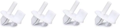 BRAND: DELUSHAKA 4 Pack 241993101 Refrigerator Shelf Support Clips for Frigidaire - Replaces...
