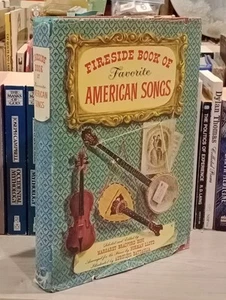 Vintage 1952 Fireside Book Of Favorite American Songs HC DJ Book Margaret Boni - Imagen 1 de 12