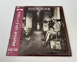 [LP] Kick Axe - Welcome To The Club w/OBI Promo 28AP 3152 Japan vinyl - Picture 1 of 3