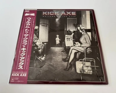 [LP] Kick Axe - Welcome To The Club w/OBI Promo 28AP 3152 Japan vinyl - Image 1 of 3