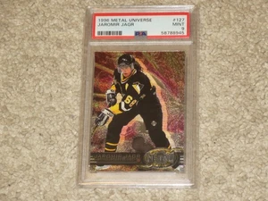 Jaromir Jagr 1996 Fleer Metal Universe #127 1996-97 ICONIC Card HOF PSA 9 MINT - Picture 1 of 2