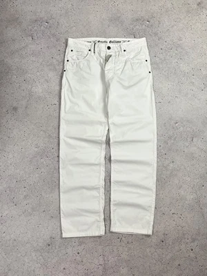 Pantalones Pantalones John Galliano Gazette Vintage Algodón Blanco Hombre 2008 Talla 52 Foto 1 de 4