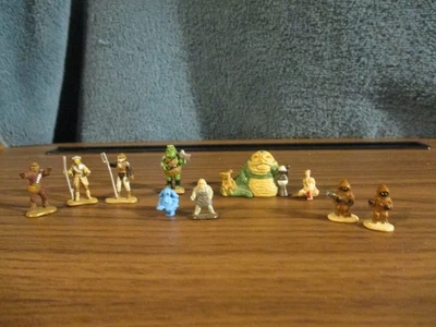 Lote x 10 bonecos vintage Star Wars Micro Machines GOOD GUYS AND BAD GUYS - Imagem 1 de 4
