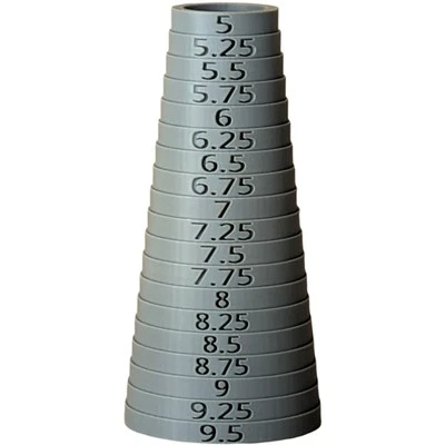 Bracelet Sizer Mandrel Quarter Sizes  Oval - (Factory Seconds 100% Functional) - Image 1 of 4