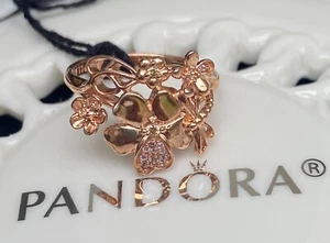 Authentic Pandora ROSE Wildflower Meadow Ring #187083NPRMX-52 Size 6 - Picture 1 of 5