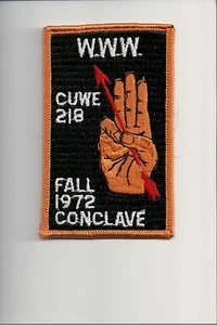 Lodge 218 Cuwe EX1972-2 Fall Conclave OA patch - Picture 1 of 1