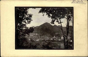 Recibo de casa Annweiler Pfalz Burf Trifels bei Bergzabern formato postal ~ 1940 - Imagen 1 de 2