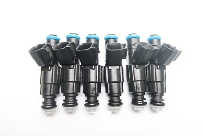 6X INYECTORES DE COMBUSTIBLE BOSCH PARA CHEVROLET EQUINOX 2005-2009 V6 3,4 L V6 Foto 1 de 3