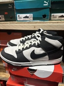Nike Dunk Mid ‘Canvas Panda’ Size M 10 / W 11.5 DV0830-102 - Picture 1 of 9