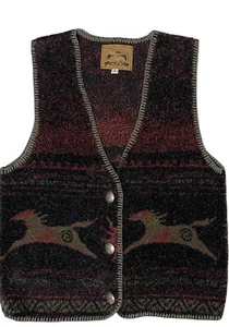 ALPS Sleeveless Vest Running Horse Design Made in USA Women’s Size S VTG - Picture 1 of 7