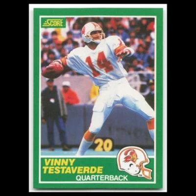 Vinny Testaverde #224 1989 Score Tampa Bay Buccaneers Football Card NFL NM - Image 1 of 3
