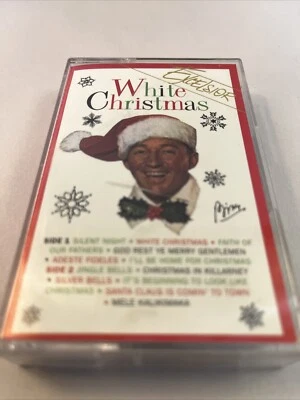 Bing Crosby Merry Christmas Cassette Tape Holiday Music Silent Night Silver Bell - Image 1 of 4