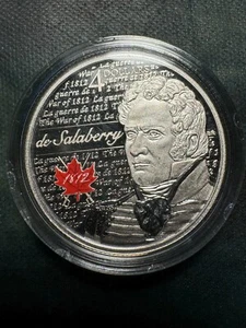2013 Canada $4 Four Dollars Heroes of War of 1812 Charles-Michel de Salaberry! - Bild 1 von 6