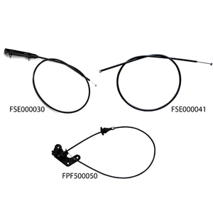 LAND ROVER RANGE ROVER L322 4.4L/4.2L 03-09 HOOD CONTROL RELEASE CABLE SET OF 3  - Picture 1 of 5