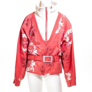 De colección Vuarnet Francia Años 80 90 Retro Mujer Cinturón Nieve Deporte Esquí Chaqueta Abrigo 12 - Imagen 1 de 10