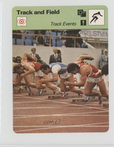 1977-79 Sportscasters Series 80 Geneva A Track Events #80-02