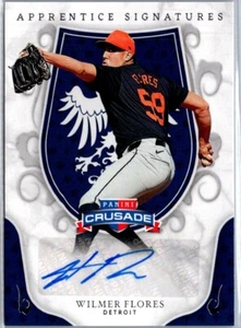 2024 Panini Crociata Wilmer Flores Apprendista Firme Auto #AS-WFR - Foto 1 di 2