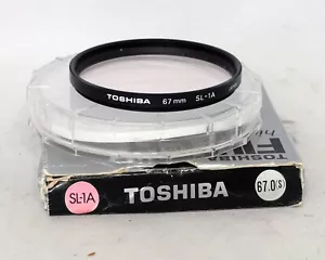 Toshiba 67mm 67 mm SL-1A Sky 1A Skylight Filter 35mm Film SLR DLSR Digital - Picture 1 of 1