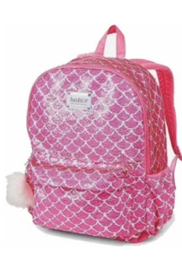 Original Justice MERMAID Flip Sequin Backpack in Pink New with Tags - Picture 1 of 4