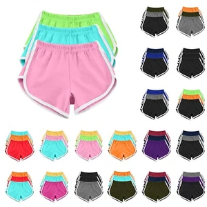 3PC Women Sports Shorts Casual Girls Beach Summer Running Gym Yoga Hot Pant - Picture 1 of 81