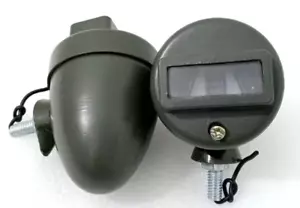 SUITABLE FOR FORD GPW WILLYS MB JEEP MILITARY BLACKOUT CAT EYE MARKER LIGHT PAIR - Foto 1 di 5