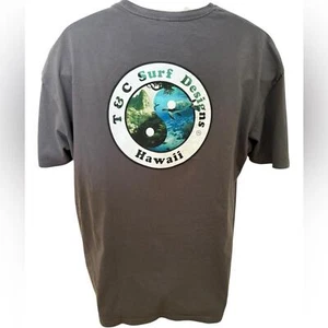 T&C Surf Designs Hawaii Tropical Surf Maglietta Uomo XL - Foto 1 di 6