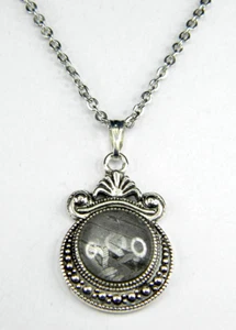 Aletai Iron IIIE Meteorite Pendant Necklace 24-inch chain - APN4 - Picture 1 of 8