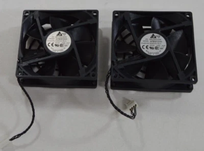 (Lot of 2) Delta DC Brushless Cooler Cooling Fan AFB0912VH 4Pin 12V 0.60A - Image 1 of 4