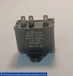 Matsushita SH P2 Air Conditioner Fan Motor Capacitor 2uF 450VAC Film Capacitor - Picture 1 of 6